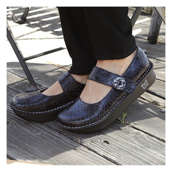 Alegria Shoes - Alegria Black Paloma Mary Jane Comfort Shoes